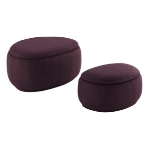 Hoya 2 - Piece Upholstered Storage Ottoman