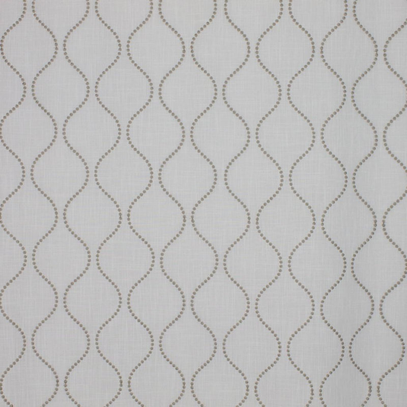 Tissu perle brins Suite, Crème / Fumée