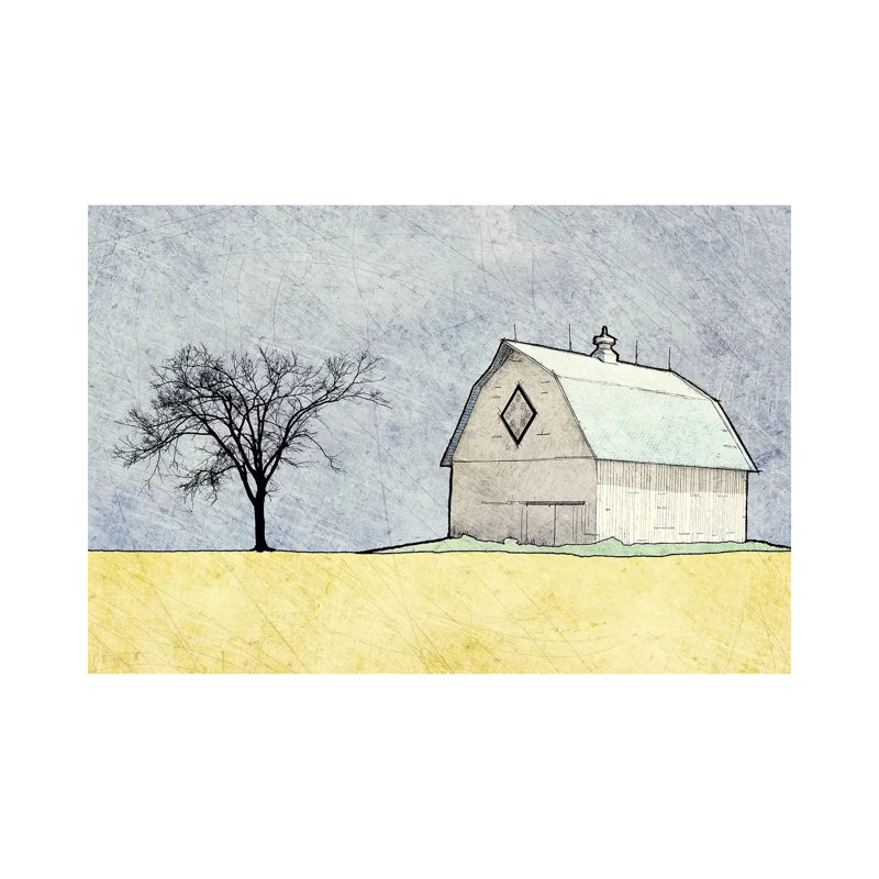 Daytime Farm Scene by Ynon Mabat - Wrapped Canvas Gallery-Wrapped Canvas Giclée, 30.48cm H x 45.72cm W x 1.905cm D