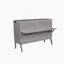 Lit escamotable avec port USB et tablettes amovibles de chaque côté, lit escamotable en pin massif pour bureau personnel, chambre d'amis-108780395-108780392