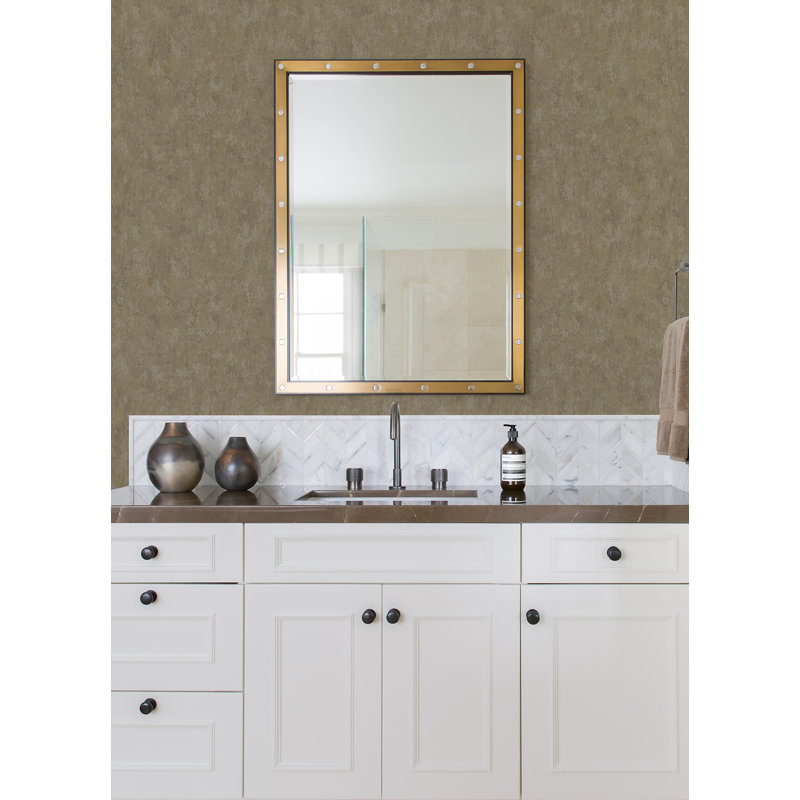 Metallic Wallpaper Roll, Gray