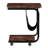 Wheel End Table Side Table with Storage
