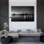 «Highsmith, Carol», art sur toile: Santa Monica Pier at Sunset California - noir et blanc (97_50089, 2)-605115533