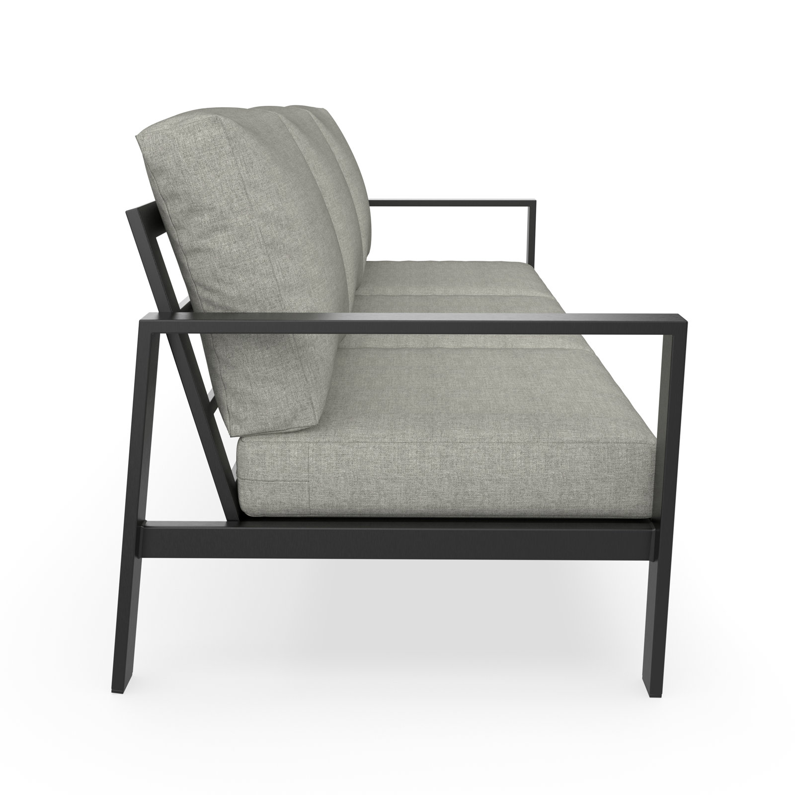 Townsend 80" Sunbrella® Patio Sofa, Canvas Granite Sunbrella® Canvas, No, None