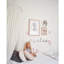 Lit à baldaquin avec volants en coton pour suspendre un filet de rideau de tente pour lire un coin-lit Hideaway Bedding Decor (beige)-122911930