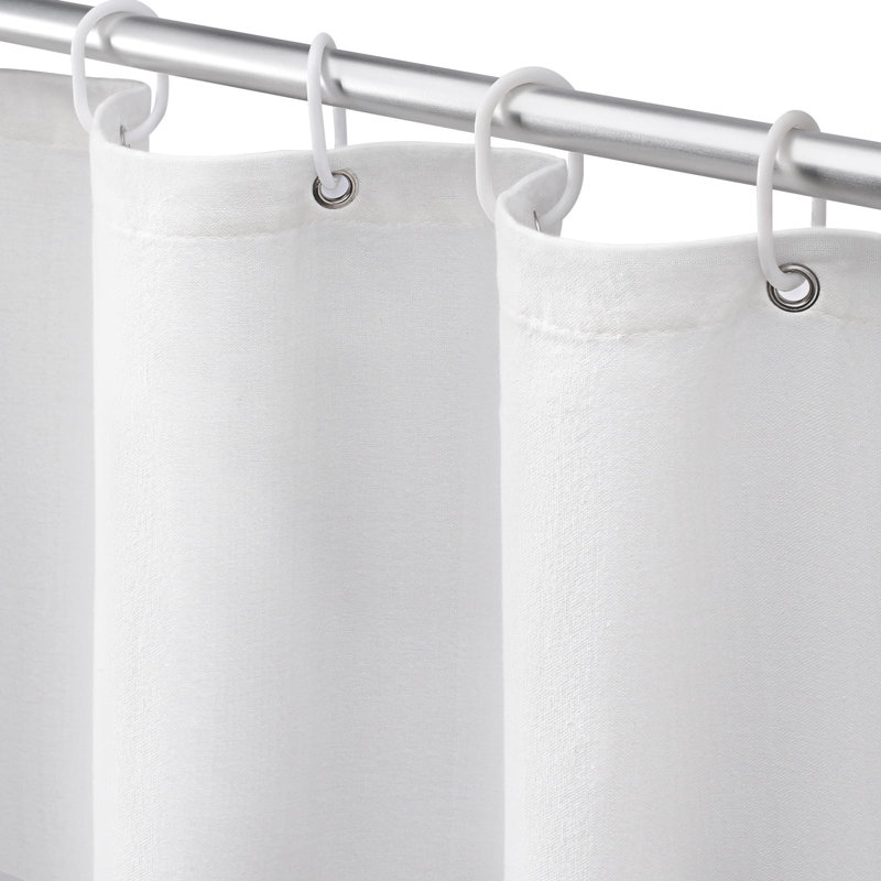 Ruhhena Shower Curtain, White