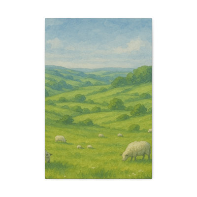 Aaroon Single Picture Frame Print on Canvas