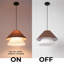 Lampe suspendue en tissu moderne nordique réglable Kandace D40cm