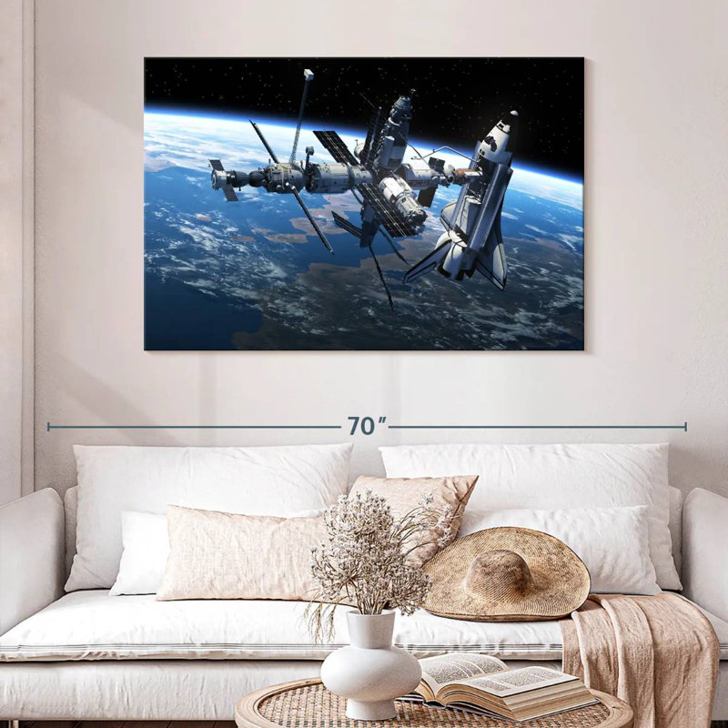 Oberle Space Station, 32" H x 48" W