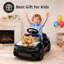 Bumper 6V pour enfants, autos tamponneuses pour enfants avec télécommande et musique-137443055