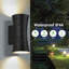 Matte Black 14.8cm H Outdoor Sconce