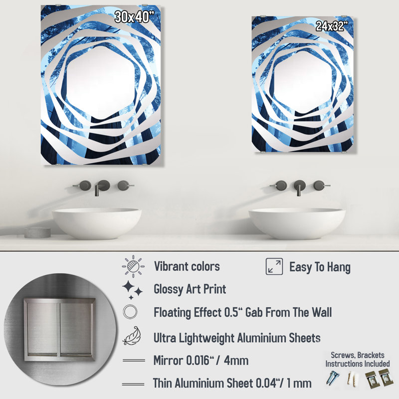 Miroir Dutson, 40 po x 30 po