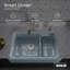 Whitehaven 36" L x 22" W Double Basin Farmhouse Kitchen Sink-10397028