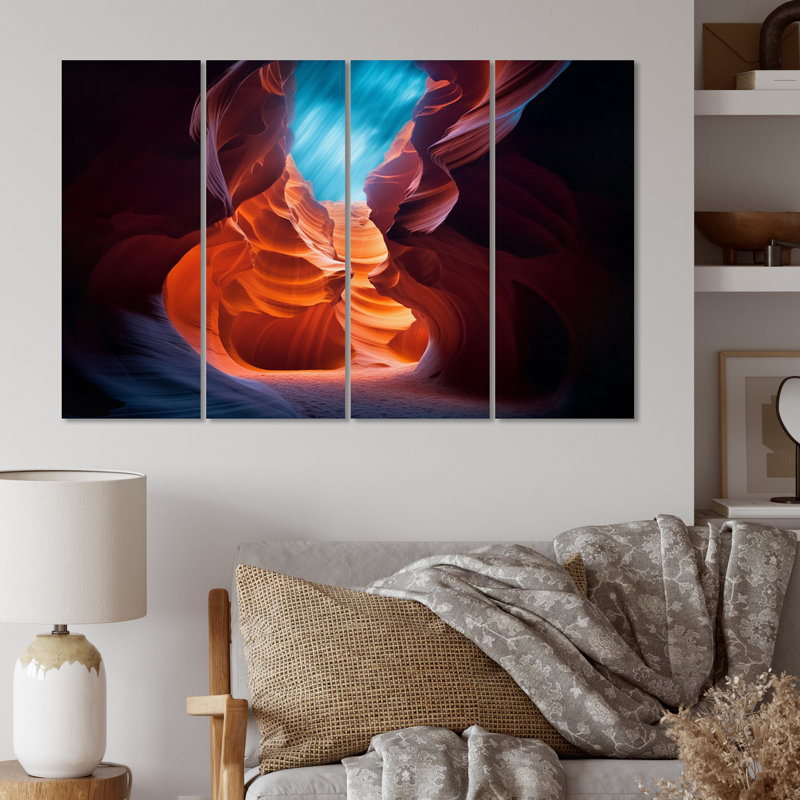 Upper Antelope Canyon III sur toile, reproduction de 4 pièces