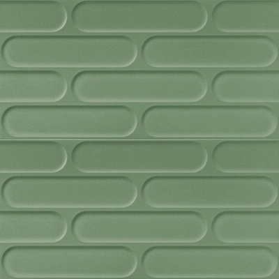 Carrelage mural 3D écaille de poisson 12 po x 24 po Biscotti