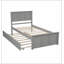 Lit plate-forme avec lit gigogne-435263971