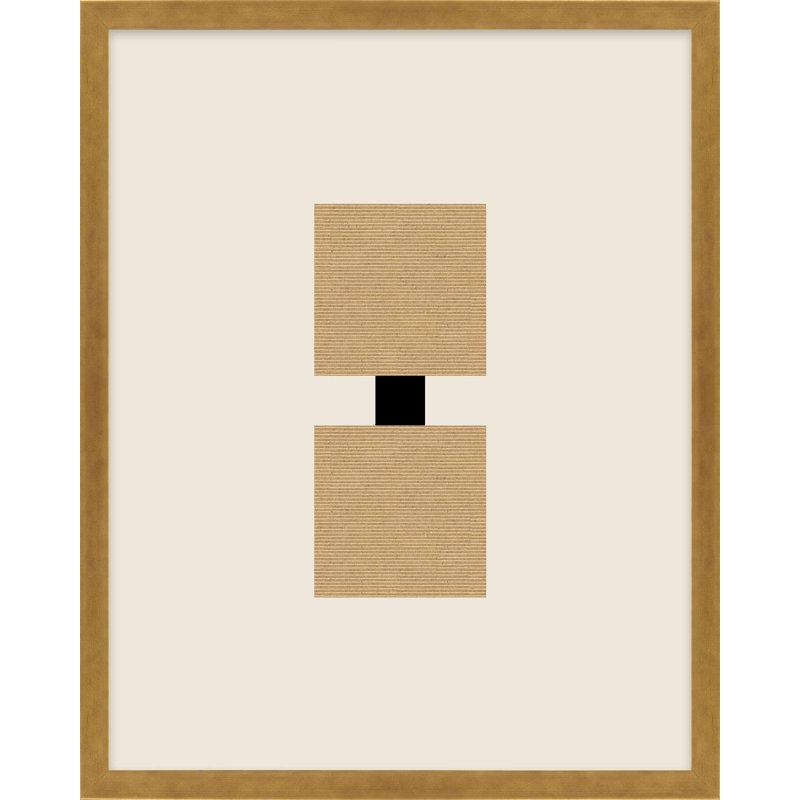 «Cassara Colonne 2» par Eleni Psyllaki pour Paradissi, art numérique, Encadrement doré, H 20 po x l 16 po x P 1,25 po