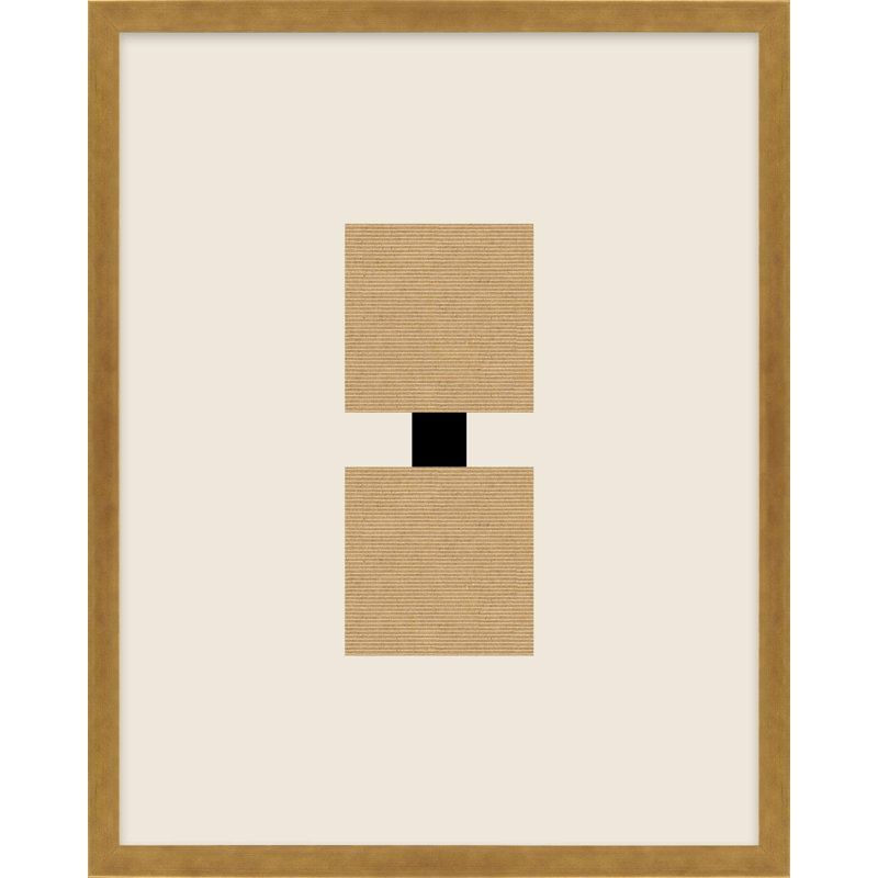 «Cassara Colonne 2» par Eleni Psyllaki pour Paradissi, art numérique, H 25 po x l 20 po x P 1,25 po, Encadrement doré