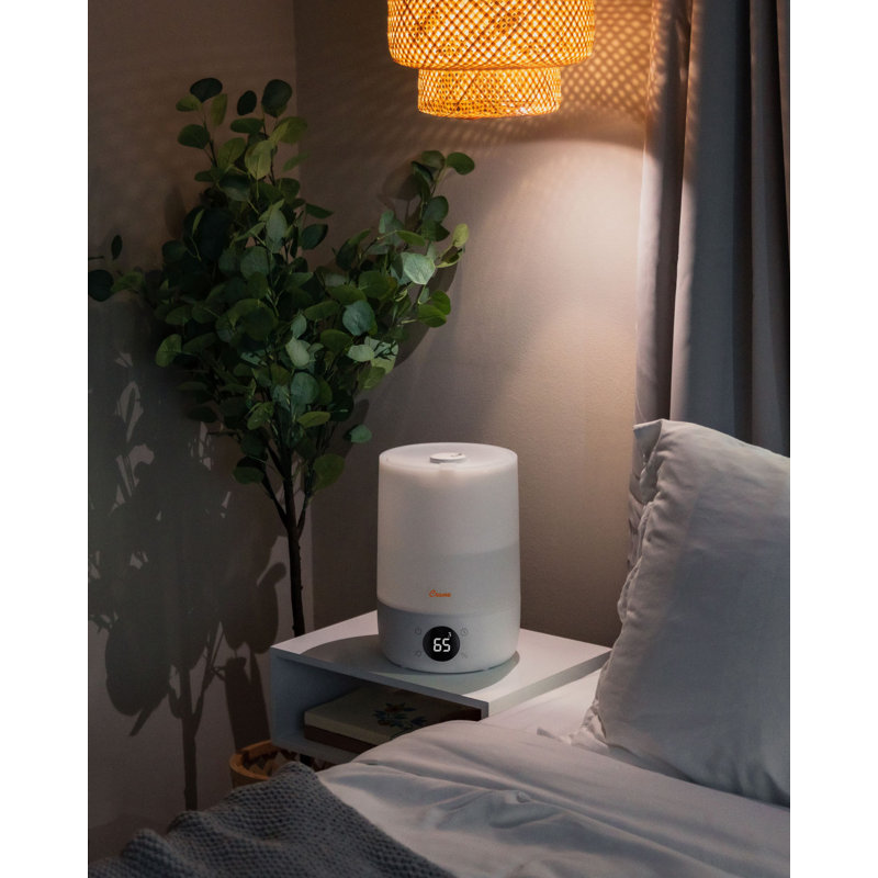 Top Fill Cool Mist Humidifier – 1.2 Gallon with Sleep Support Light & Essential Oil Tray