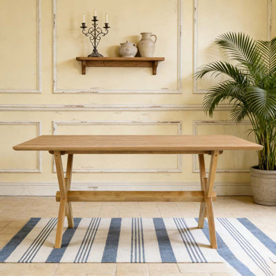 63" Double V Dining Table