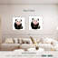 Impression sur toile Bubble Gum Baby Panda-918308601