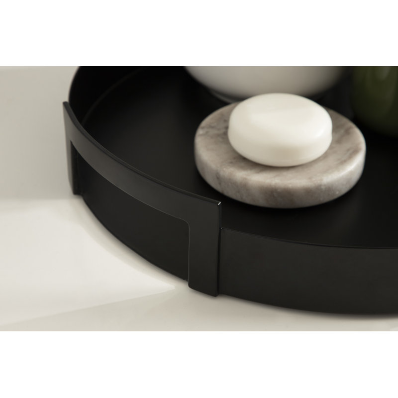Taskin Metal Tray, Black