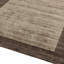Desrosiers Shinny Bordered Choco/Mocha Area Rug-1834597484