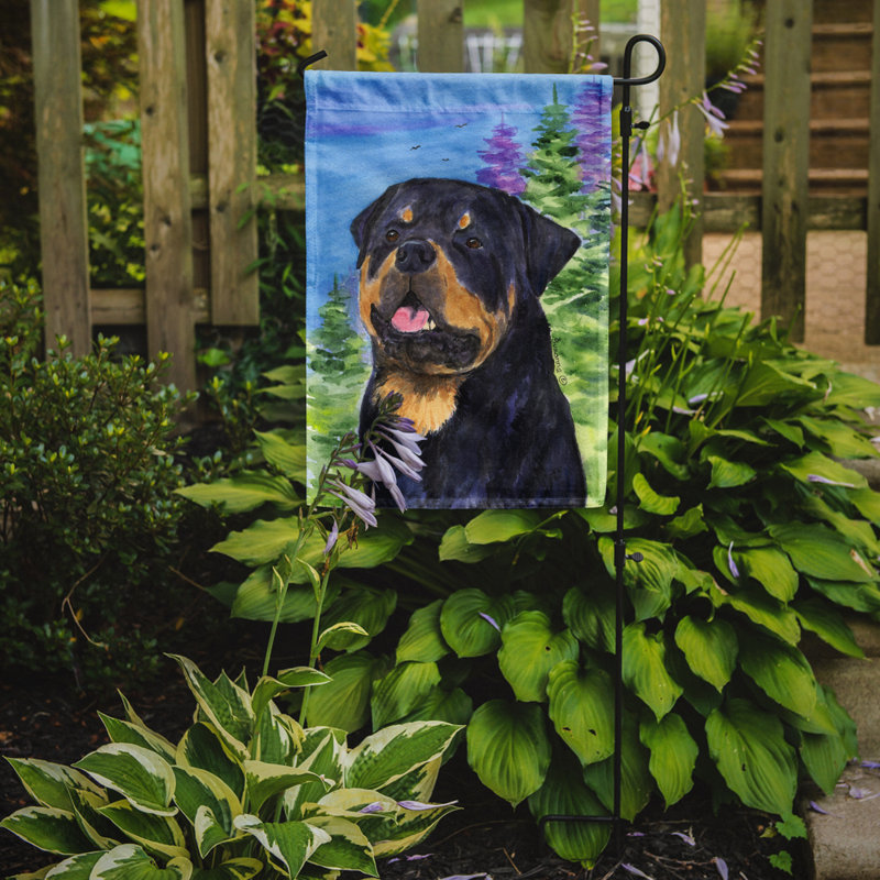 Drapeau de jardin à 2 côtés rottweiler