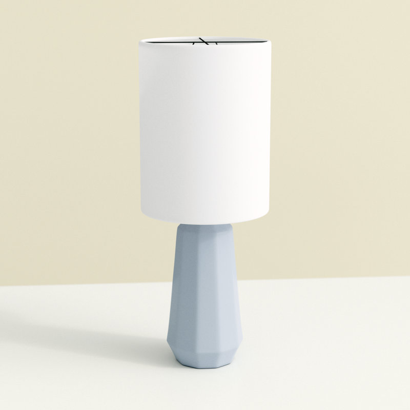 Lampe de table 18 po Amilya, Argent