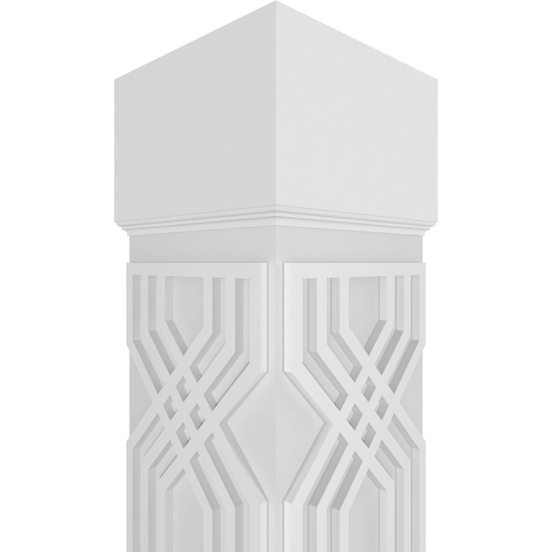 Carré Craftsman Classic Atlas non effilé avec colonne standard standard et capitonnage standard