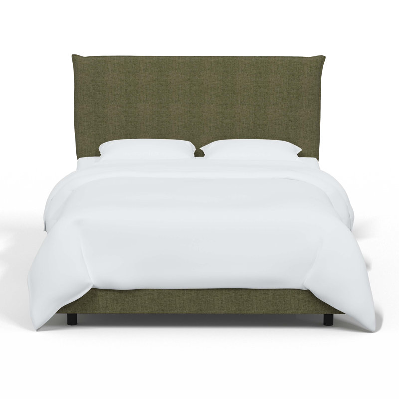 Bessinger Upholstered Standard Bed, Zuma Laurel Textured Linen, California King