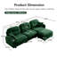 Modular 3 Seater Sectional L Shaped Couch With Ottoman-1541852514