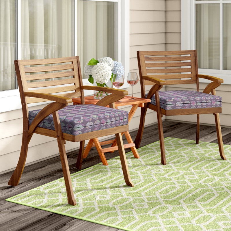Outdoor Waterproof Square Seat Cushion Cover, Individual Box Cushion Sofa Couch Cover With Piping, 5" H x 27" W x 27" D