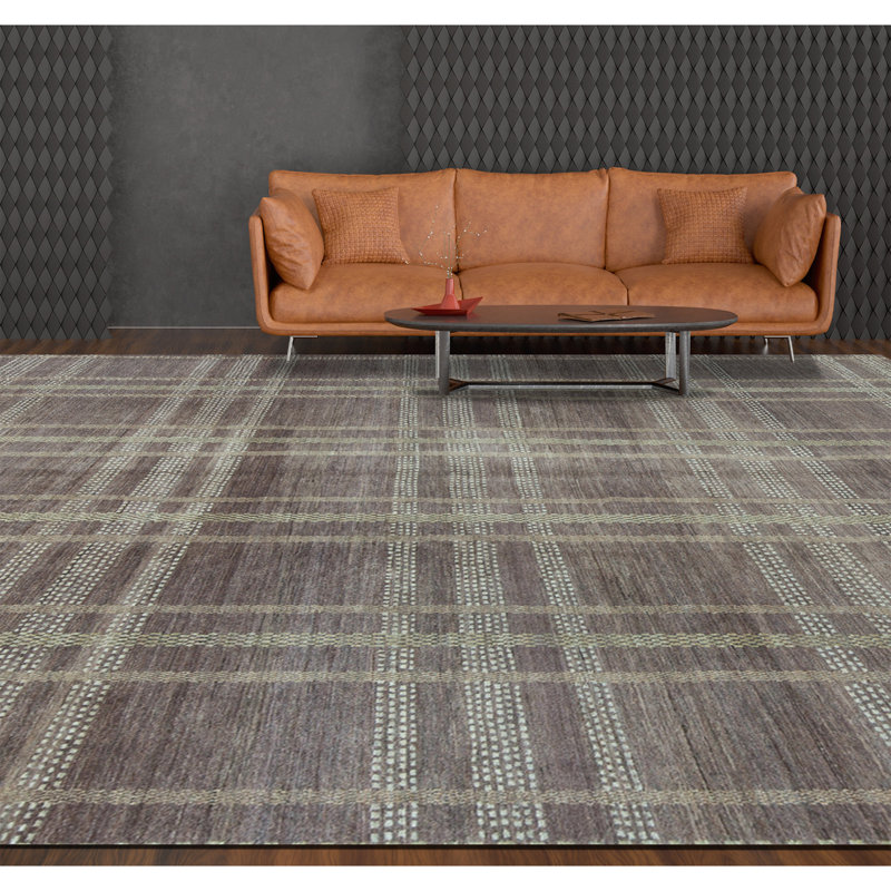 Ziegler Wool Plaid Area Rug