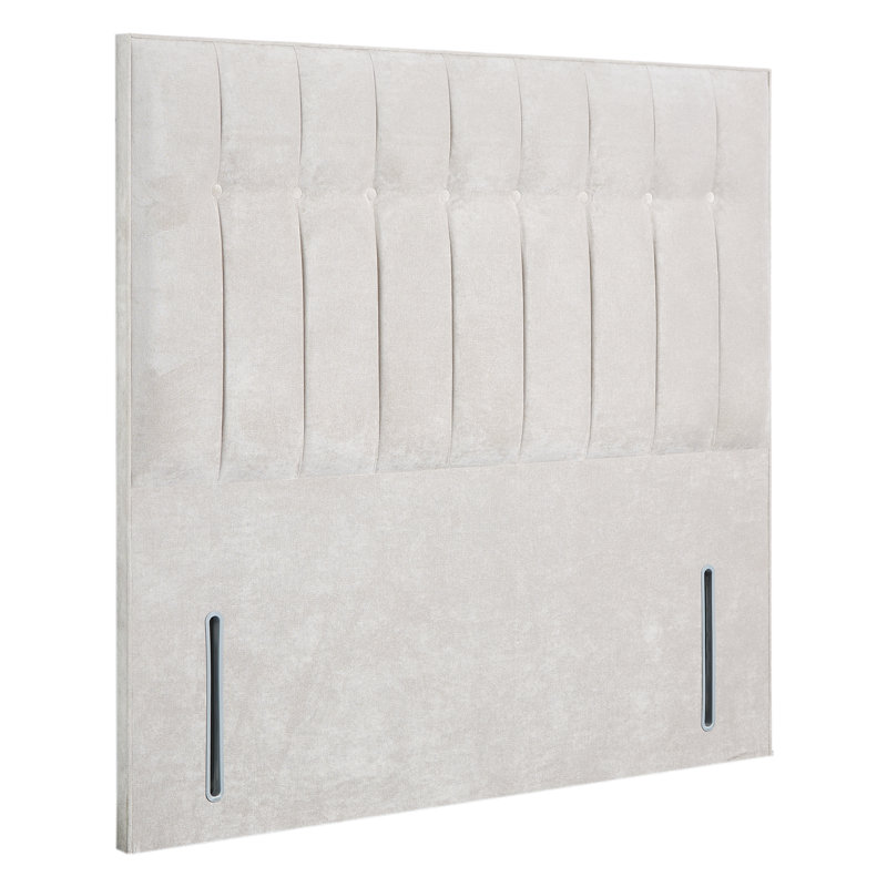 Robbins Upholstered Headboard, Pearl, Double (4'6), Kensington