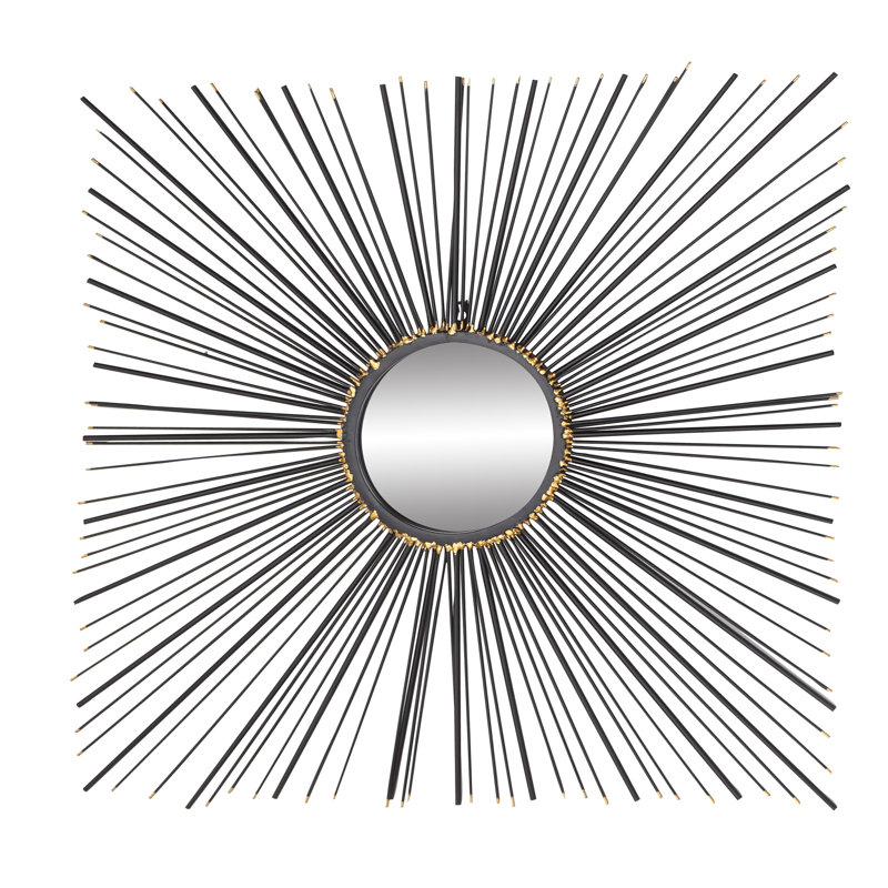 Miroir d'appoint mural Abdera, H 28 po x l 28 po