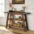 Solid Wood Console Table, 47.24" Long Farmhouse Entryway Table With 3-tier Shelves-702159140