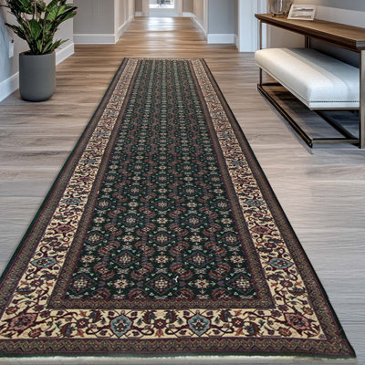 Tapis rouge noué à la main de haute qualité