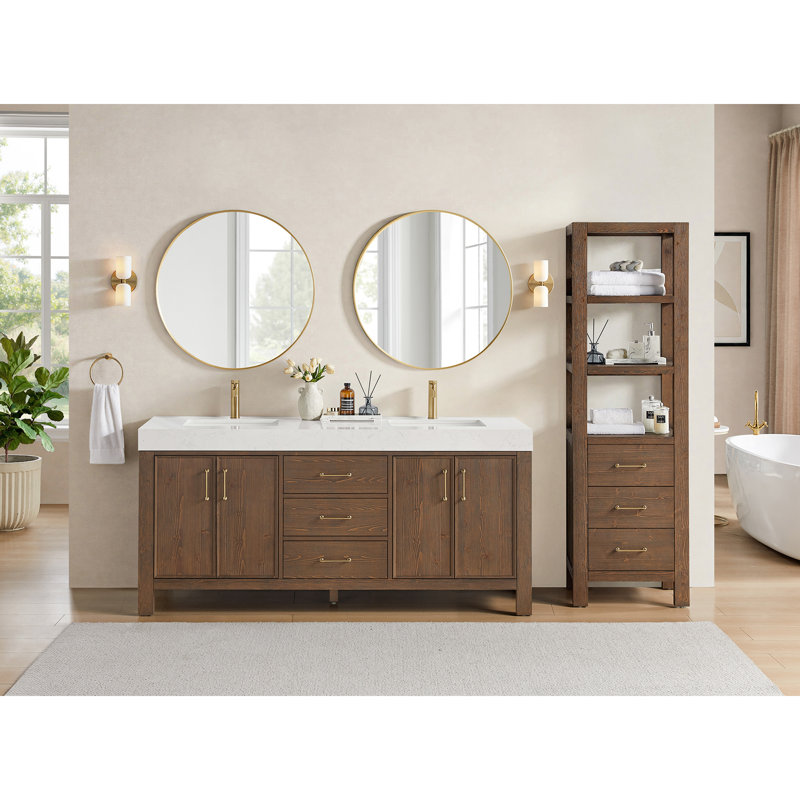 Double Bathroom Vanity with Top