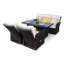 Aldan 5 - Person Garden Lounge Set with Cushions-617433329