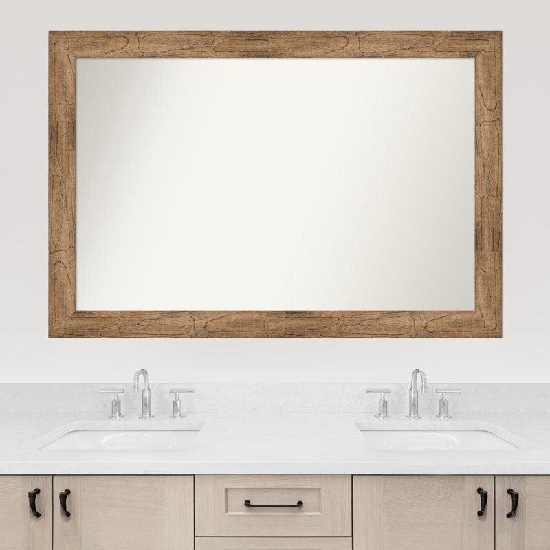 Timmy Solid Wood Wall Mirror, Rectangle, 33.5" x 49.5"