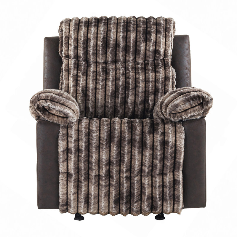 Fauteuil inclinable souple, fauteuil inclinable Bruni Brown
