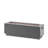 40" Outdoor 50,000 BTU Rectangular Iron Propane Fire Pit (Tank Cover Not Included)