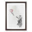 Red Balloon Girl in Abstract by Banksy - Picture Frame Graphic Art Print-55772048-55772051
