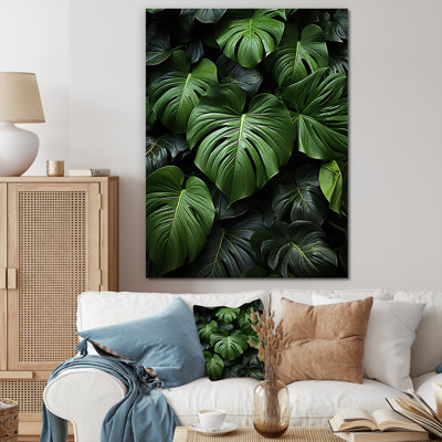 Dominicain, feuillage tropical I sur toile