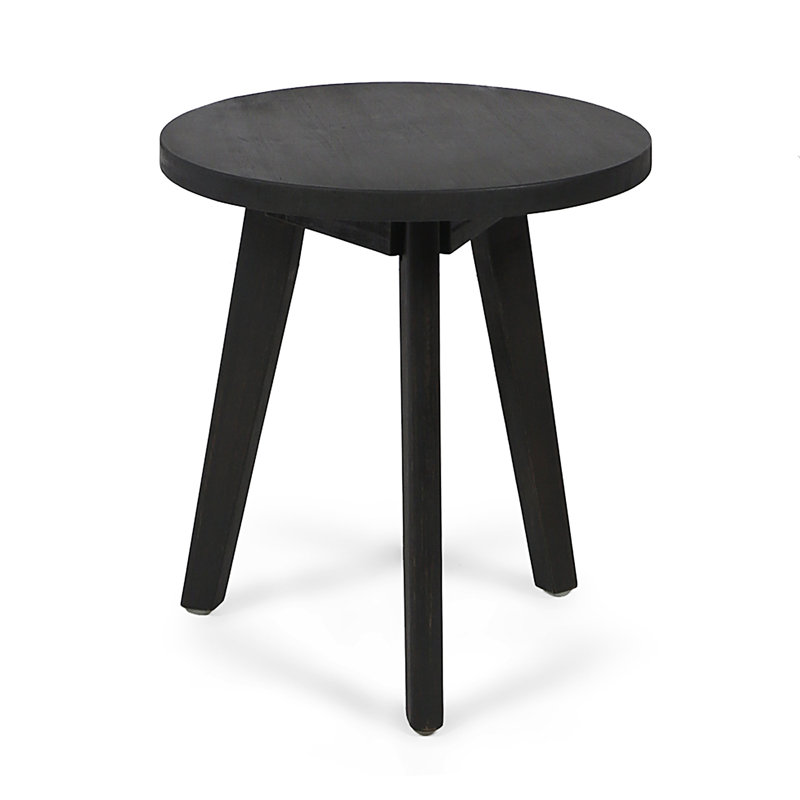 Marina Side Table （Only Include Table), Dark Gray