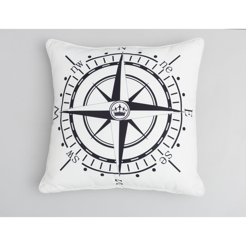 Algonac Indoor / Outdoor Square Throw Pillow Cover