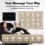 Fauteuil de massage 4D 2026 corps entier inclinable avec fonction chauffante, brun