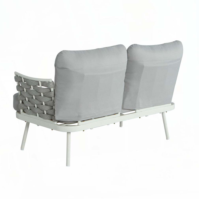 Outdoor Patio Loveseat and Table,, Grey