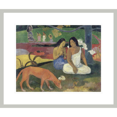 Arearea (Joyeusètes) par Paul Gauguin - Estampe numérique encadrée